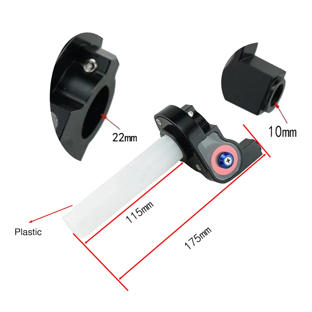 ZS Racing 1/4 поворотные рукоятки дроссельной заслонки + ТРОС для велосипеда