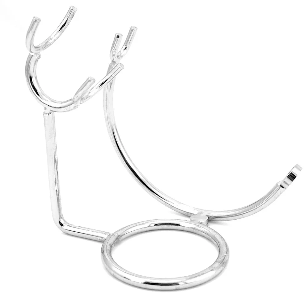 

ZY Men Shaving Beard Badger Brush Holder Straight Razor Stand Shave Bead Soap Bowl Alloy Holder