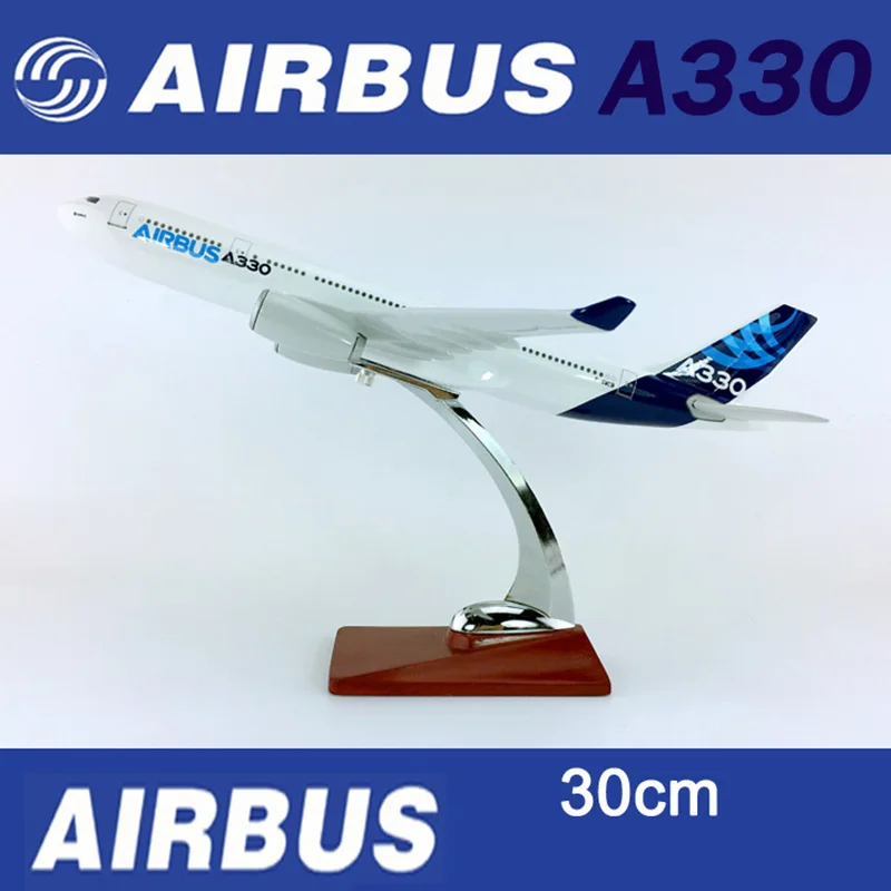 

30CM 1:200 Scale Airbus Prototype A330-200 model airline with base alloy aircraft plane collectible display toy collection