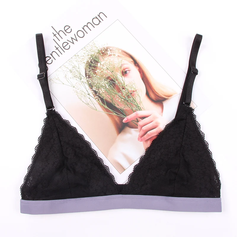 Sexy Lace Bra Plus Size Push Up Bra Wireless Lace Bralette Comfortable Underwear Bras For Women Bralett Soutient Gorge bh Bralet