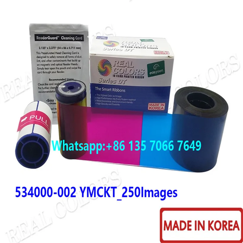 10 шт. карта памяти 534000-002 YMCKT 250 для принтера Datacard SD260 SD360 SD460 SP35 SP55 SP75 | Компьютеры и