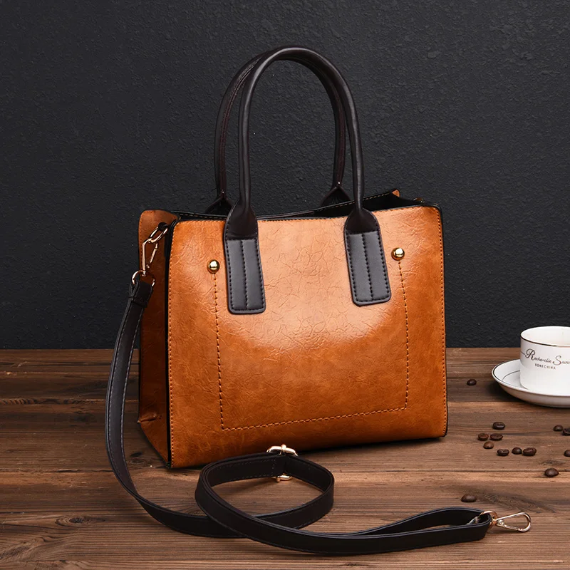 

2018 New Luxury Women Leather Handbags Female Designer Crossbody Bag Fashion Women Messenger Bags Ladies Shoulder Bag Big Tote