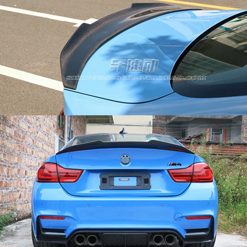 F82 M4 Carbon Fiber PSM Look Rear Deck Spoiler for BMW 4 Series 420i 430i 440i 2015+ | Автомобили и мотоциклы