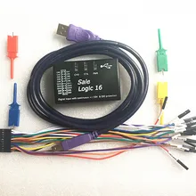 Осциллограф USB Логический Анализатор 100 М макс частота дискретизации, 16 Канала, образцы 10B, MCU, ARM, FPGA инструмент отладки R & D Инструменты