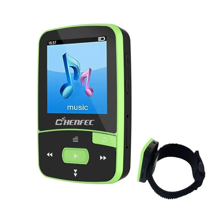 Mini Clip Sport MP3 Player CHENFEC C50 Portable 8GB/16GB FM Radio Pedometer Multi funcation