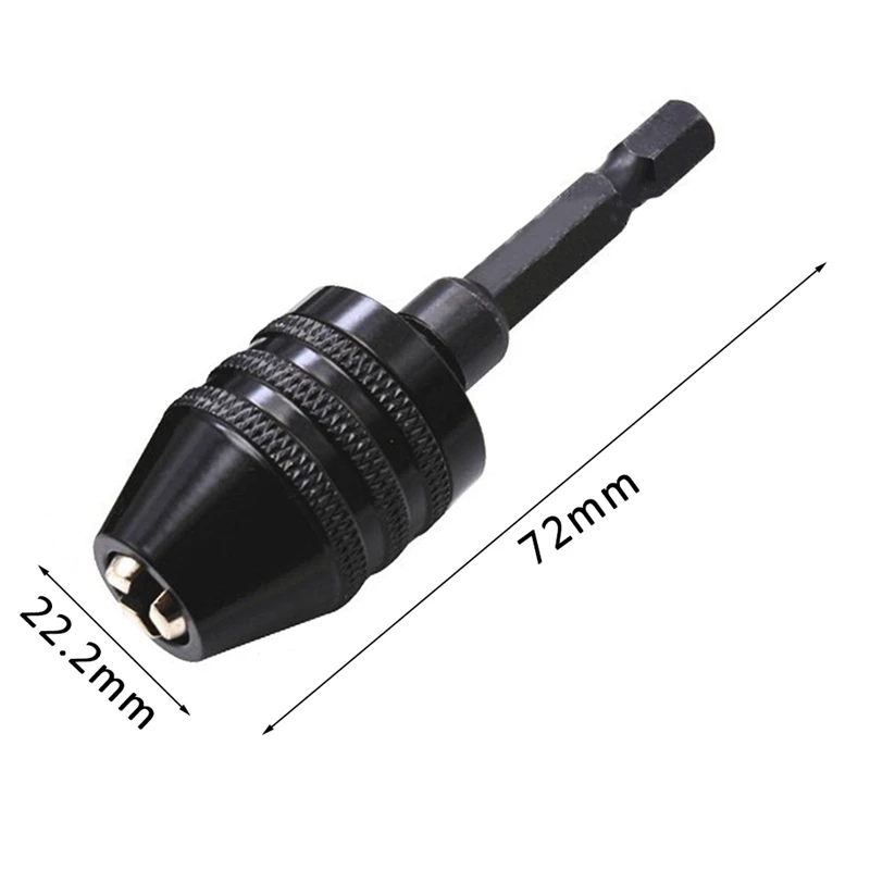 Drill Chuck Screwdriver Impact Driver Adaptor Hex Shank Drill Bit Tool