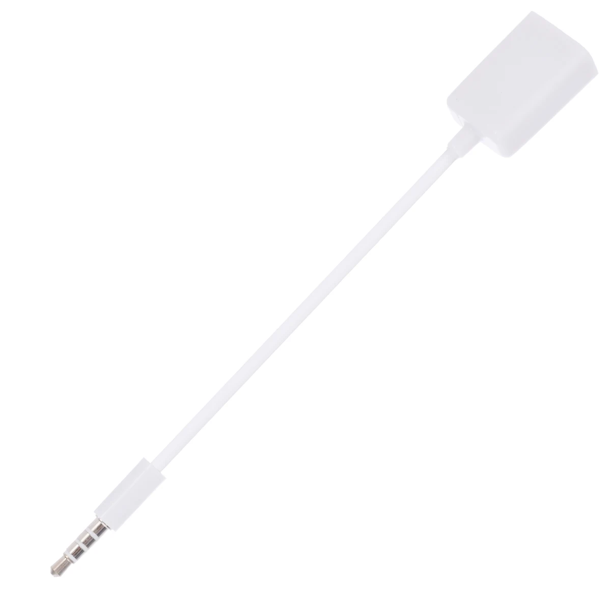 1 шт. 3,5 мм Мужской AUX аудио кабель белый штекер Jack к USB 2,0 Женский конвертер автомобильный адаптер Mp3 Мужской AUX аудио разъем аксессуары