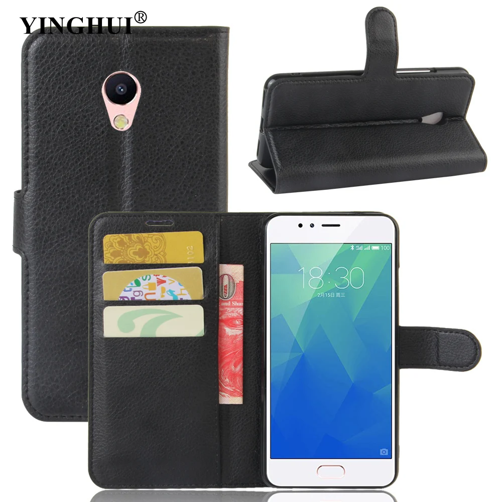 YINGHUI Чехол бумажник для Meizu M5s Mini M 5S M5 S откидной кожаный чехол роскошный защитный