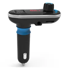5в1 беспроводной Bluetooth музыкальный плейер в машине fm-передатчик двойной зарядное устройство USB Поддержка SD/TF карта управление музыкой громкой связи