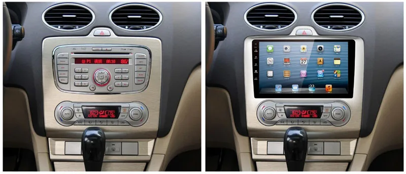 Android8.0 радио для Ford Focus MK2 2 II мультимедийный плеер 2006- 2din gps-навигация, dvd-плеер ручное управление кондиционером