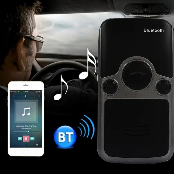 Hevxm Hands Free Bluetooth автомобильный комплект Солнечный два телефона подключен автоматический ответ Bluetooth Питание Bluetooth беспроводной динамик