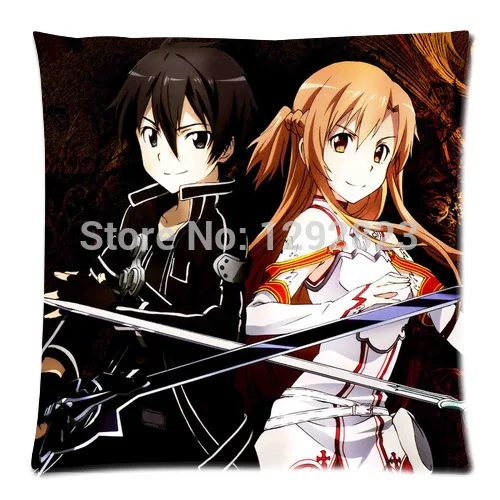 Decorative Sword Art Online SAO Custom Zippered 18x18 (One Side) Cushion Cover Case Decorative Pillowcase P143 Decorative Sword Art Online SAO Custom Zippered 18x18 (One Side) Cushion Cover Case Decorative Pillowcase P143