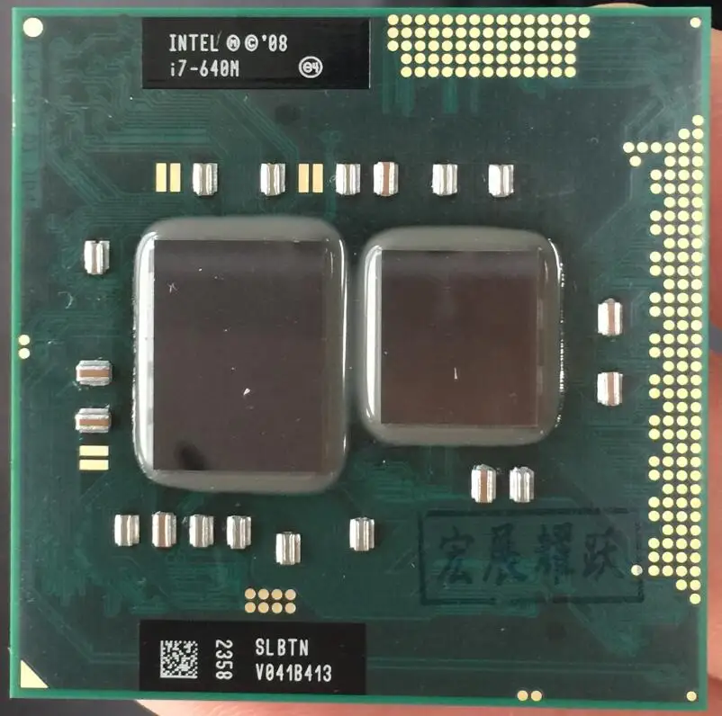 Acheter Processeur Intel Core I7 640M i7 640 M ordinateur portable CPU PGA 988 cpu