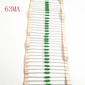 

1000pcs/lot 63mA 125V/250V 2.4*7mm Axial Lead Green Fuse 0.063A 2.4 x 7 Fast Blow PICO Resistance Fuse