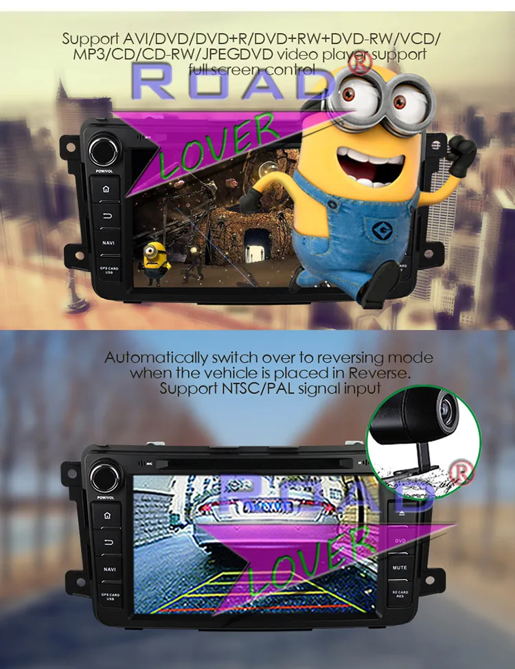 Sale Roadlover Android 9.0 Car DVD Player Autoradio For Mazda CX-9 2007- Stereo GPS Navigation Magnitol Double Din 7" HD Monitor MP3 15