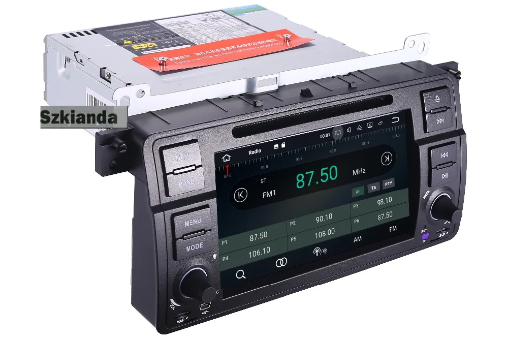 Discount 4G+32G 8 Core Android 8.1 car dvd player for BMW E46 M3 With Wifi 3G 4G GPS bluetooth Radio Stereo Steering wheel Control OBD II 5