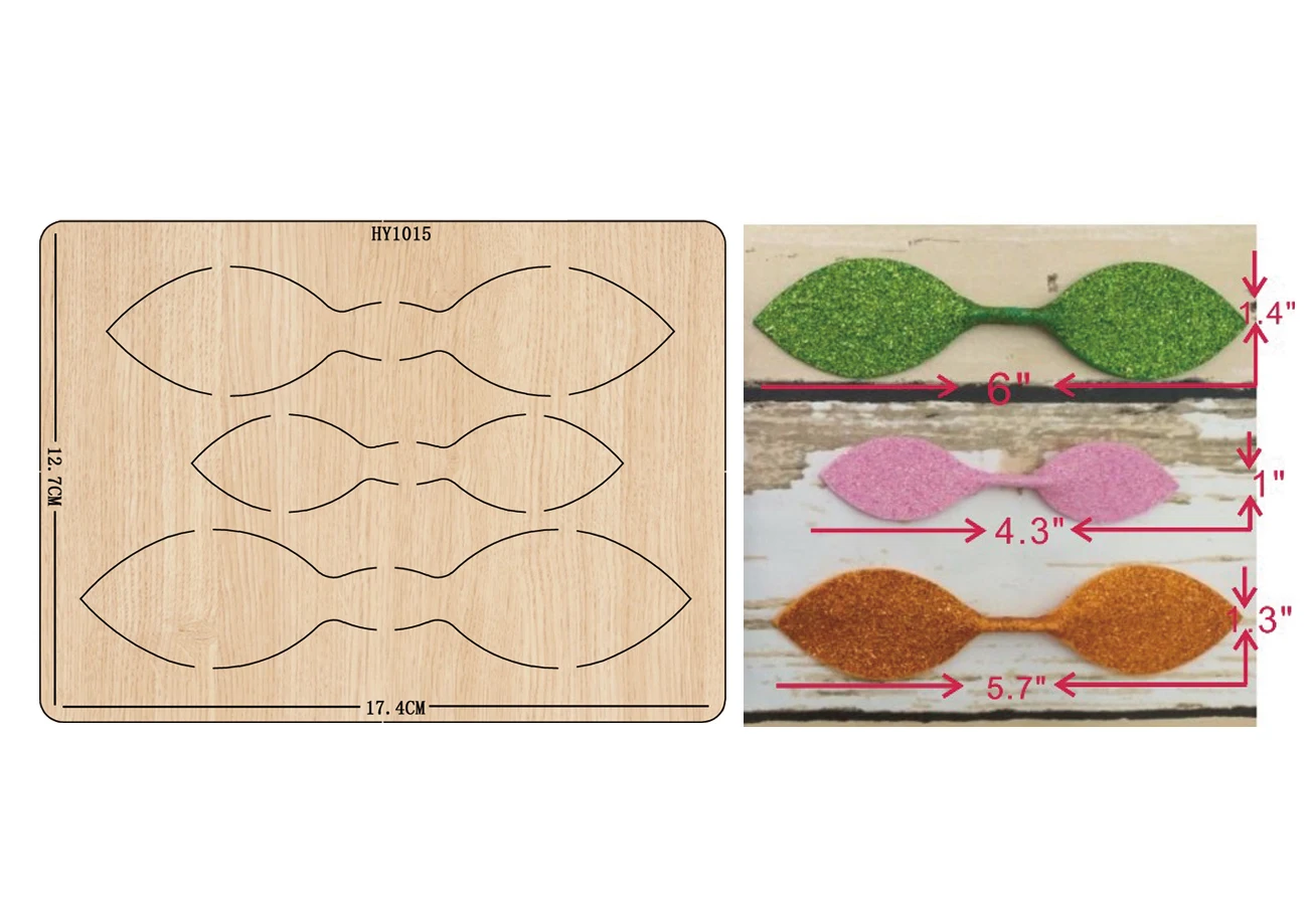 bow cutting dies 2019 new die cut &wooden dies Suitable for common die