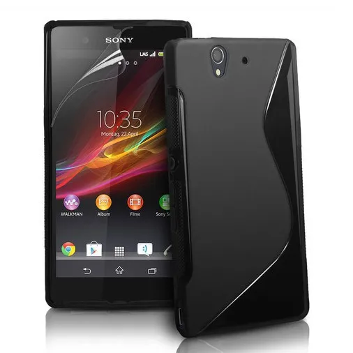 Силиконовый чехол для Sony Xperia Z L36h C6602 C6603 8 цветов S Line тонкий мягкий
