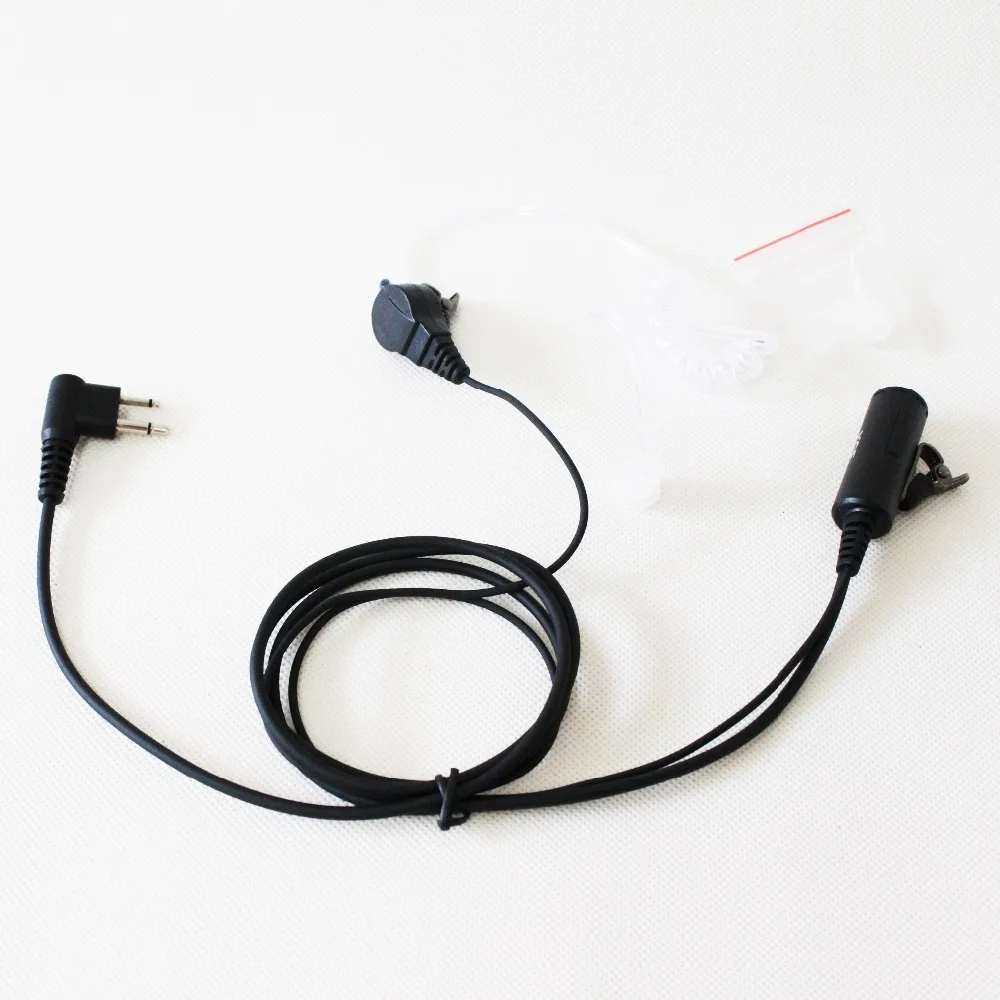 XQF Walkie talkie VOX headset New desigin PTT Mic Air tube Earpiece For