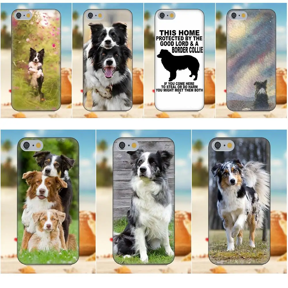 

Border Collie For Huawei G8 Honor 5C 5X 6 6X 7 8 9 Y5II Mate 9 P8 P9 P10 Lite Plus 2017 Soft Silicone TPU Transparent Capa Case