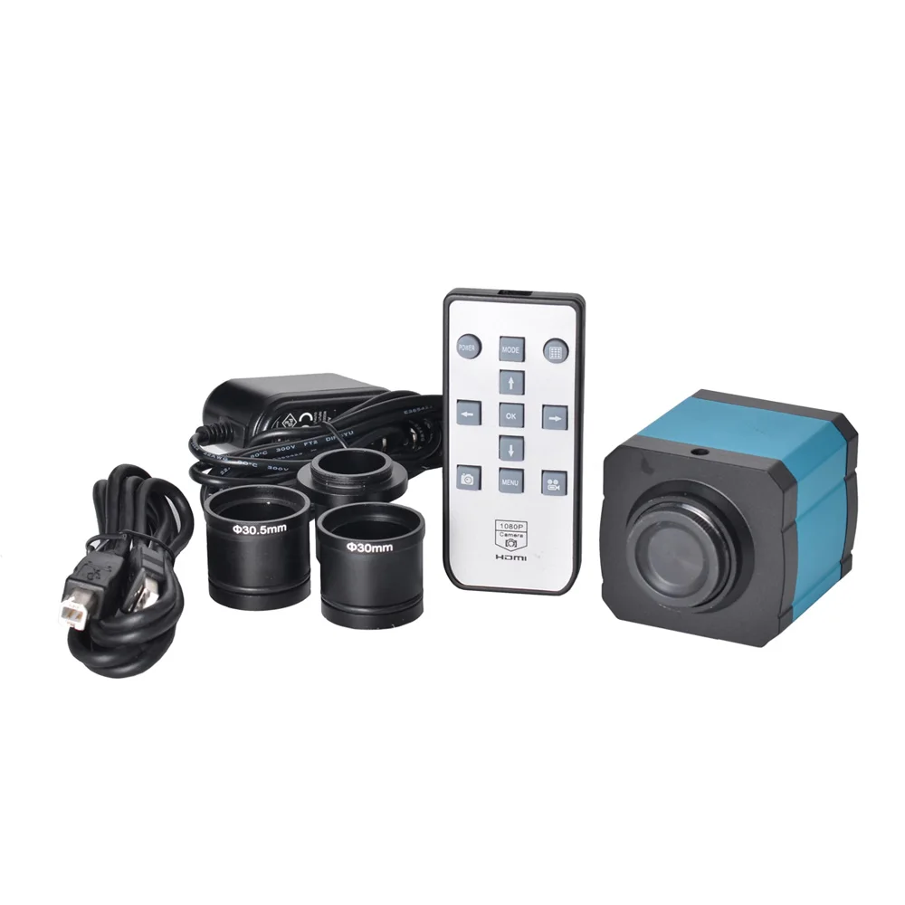 Цифровая промышленная камера 14MP 1080P HDMI USB с переходником объектива CCD C Mount