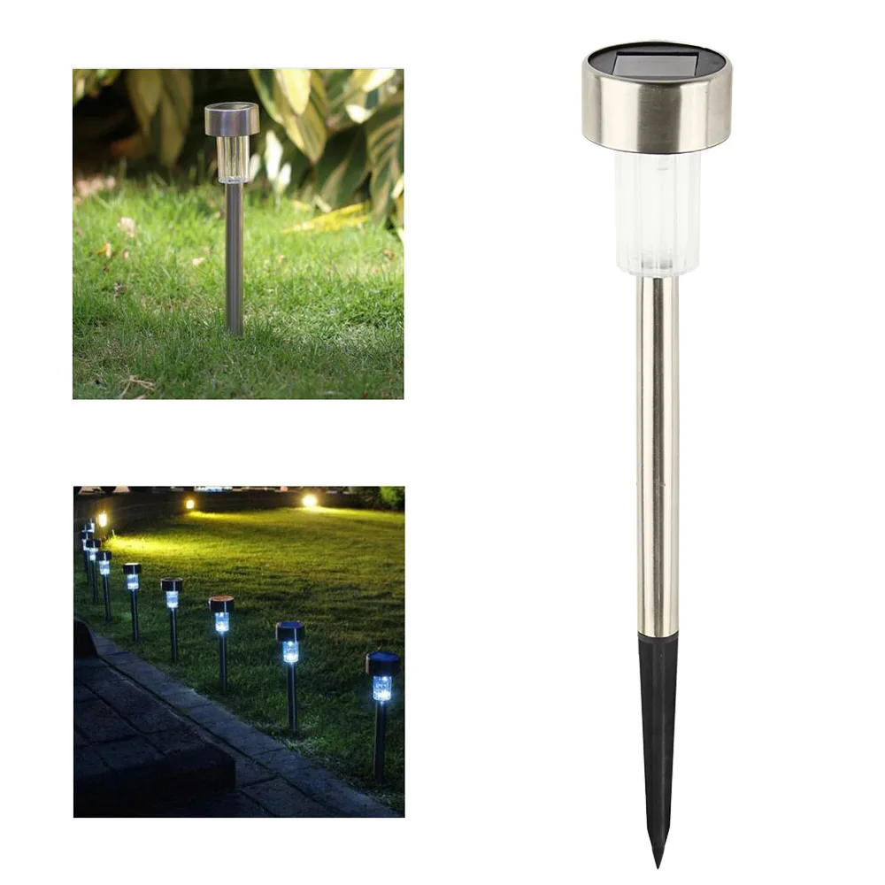 Светодиодный светильник для сада, водонепроницаемая лампа для газона, RGB белый светильник на солнечных батареях, датчик для ландшафтного двора, дорожка, забор, уличное украшение