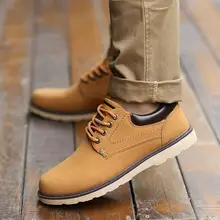 Hot 2017 Spring Autumn font b Men b font Leather Casual font b Shoes b font