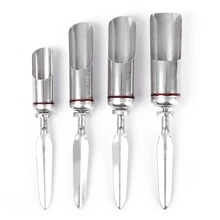 Регулируемая подставка из нержавеющей стали опорный стержень полюс наземный Держатель Рыболовные снасти из нержавеющей долговечной стали вставленный держатель острый