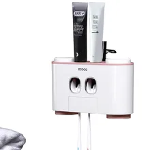 Автоматический выдавливатель зубной пасты дозатор зубной держатель для зубной щетки чехол для хранения Настенный Держатель для ванной комнаты Аксессуары для ванной комнаты Набор