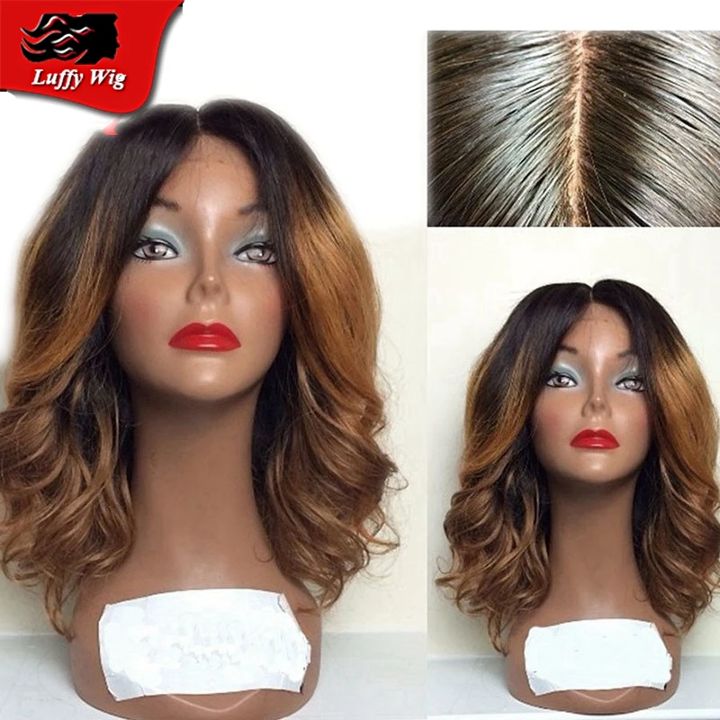 1b/30 Ombre Lace Wig Body Wave Ombre Human Hair Wig Brazilian Full