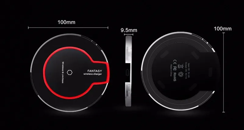 Беспроводное зарядное устройство GEUMXL Qi для samsung Galaxy S7 S6 edge Plus Note 5 Google Nexus 5 6 7 Elephone P9000 Edge