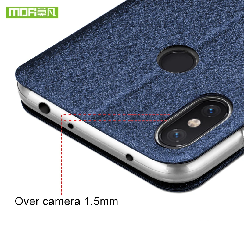 For Xiaomi Redmi Note 6 Pro Case Cover for Xiaomi Redmi Note 6 Case MOFi Silicone note6 Flip Leather 6.26 for Redmi Note 6 Case