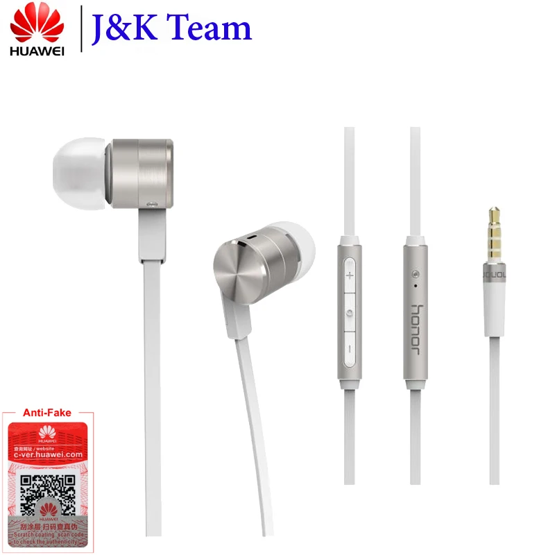 

Huawei Headset Huawei Honor Earphone AM13 3.5mm In-Ear with Remote and Microphone Wire Control Length 1.1m For Honor 9 Lite