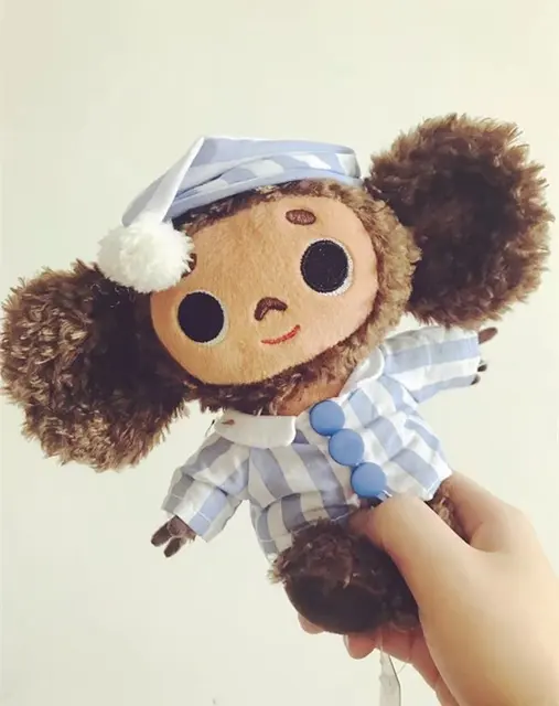 2018 new 1PC cute Yebypawka Plush Toy Cute Monkey Stuffed Animal Cheburashka Toy Soft Plush Doll toys for children