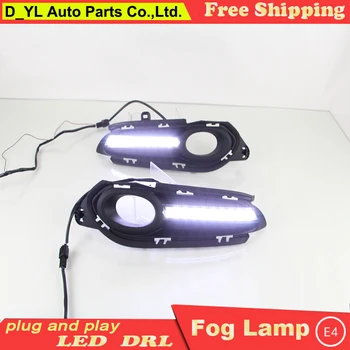 

Car styling For Honda VEZEL 2014-2015 LED DRL For Honda VEZEL High brightness guide LED DRL led fog lamps daytime running lights