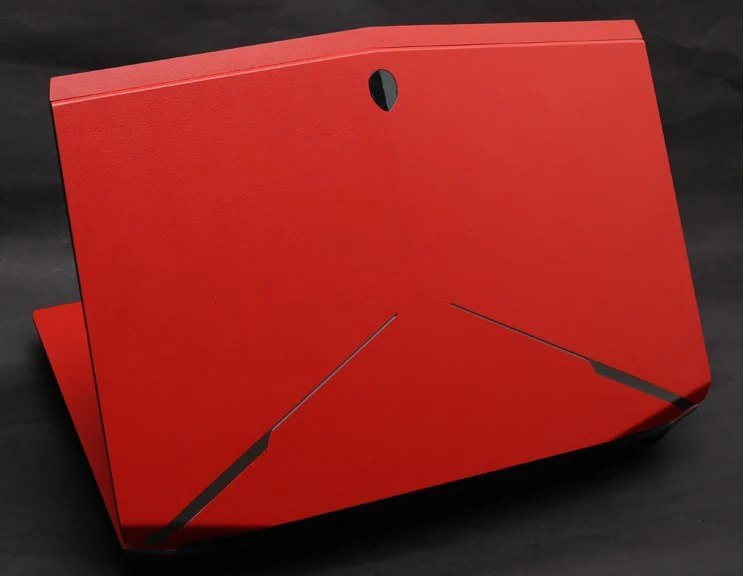 KH ноутбука углеродного волокна Кожаная наклейка кожного покрова протектор для Alienware 14 M14X R3 ANW14 ALW14 1" 2013- выпуска - Цвет: Red Leather