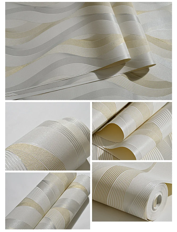 Beibehang 3d papel де parede тканые металлические блеск от цвета: белый, серебристый в широкую полоску современные обои фоне стены покрытия