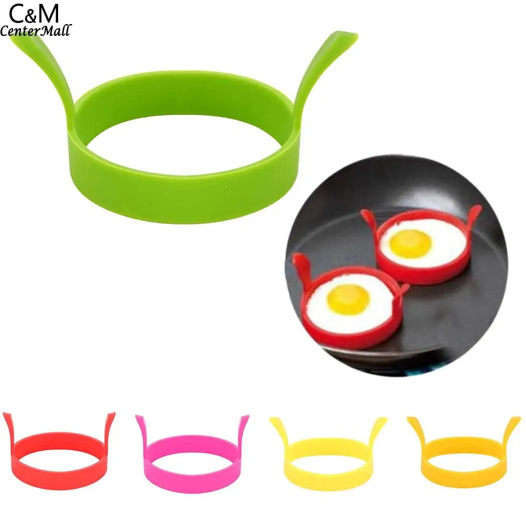 

egg cooker Ring Mold High Green Red Tool Rose Red Egg Kitchen Orange Round Temperature Omelet Shape Yellow