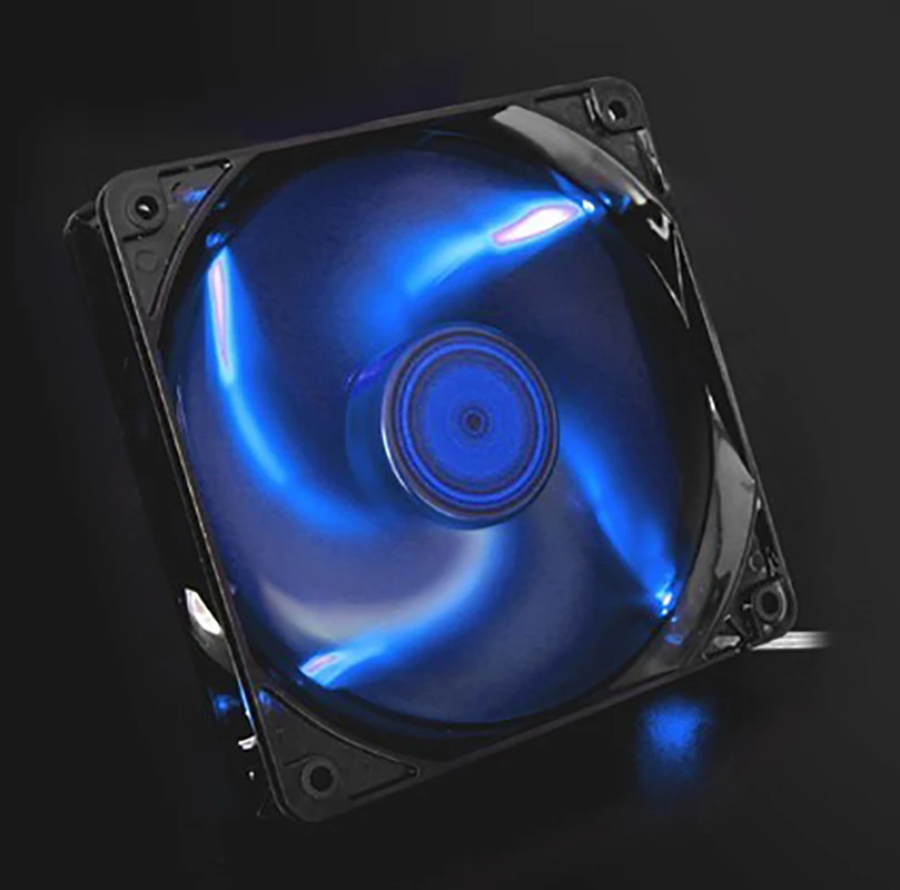 

12 cm computer case fan main engine cooling fan 12*12*2.5cm DC 12 v dazzling LED scythe mute power fan