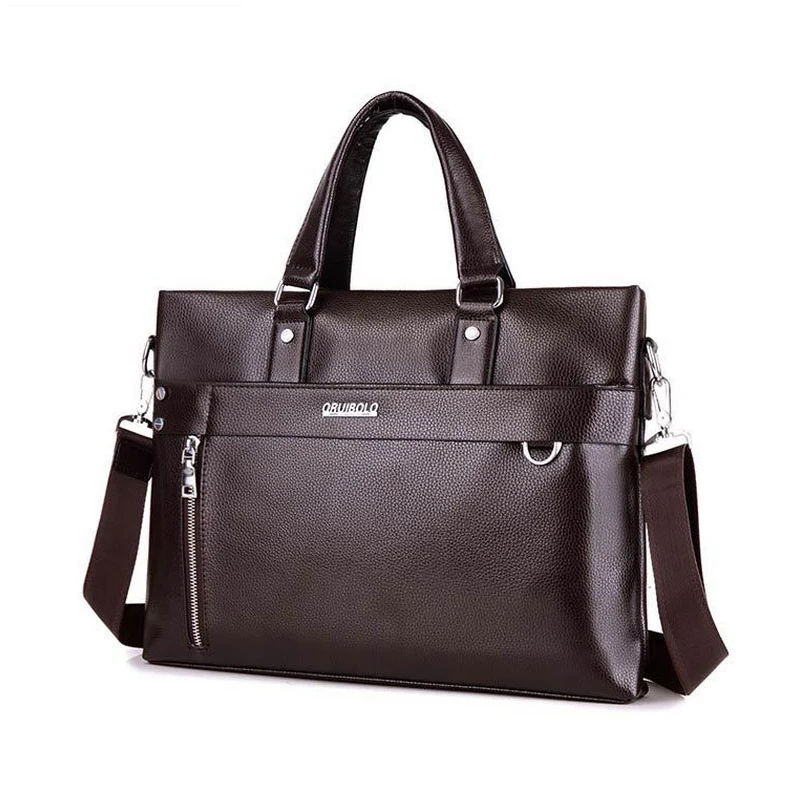 

High Quality Leather Men Shoulder Bags New Fashion Hot Male Handbag Crossbody Messenger Bag Travel Bolsa Brown Men's Satchels