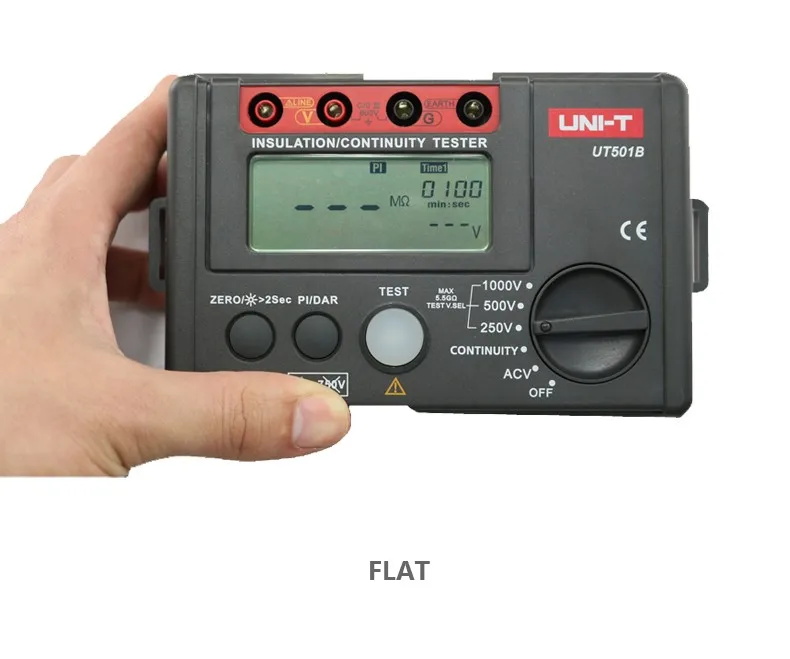 UNI-T UT502A 2500V Цифровой Измеритель сопротивления изоляции тестер Мегаомметр высоковольтметр тестер непрерывности w/lcd подсветка