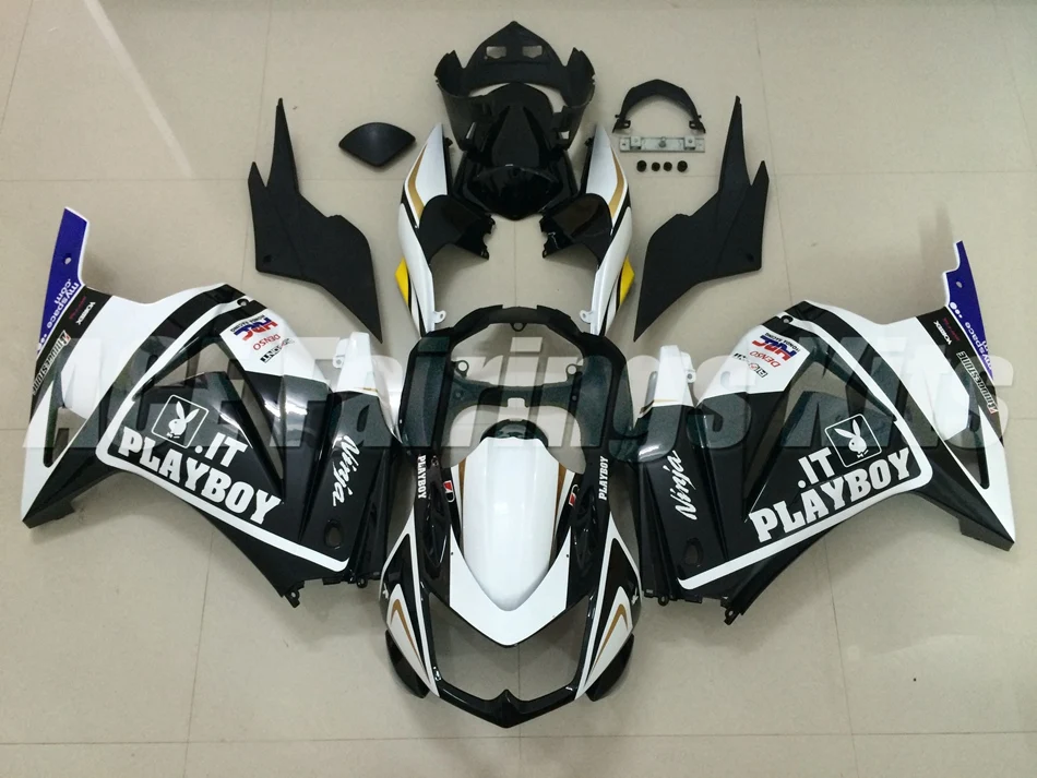

New Injection mold ABS Fairing kit for Kawasaki ninja250 2008-2014 EX250 250 2008 09 10 11 12 13 14 fairings black white blue
