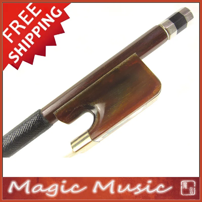 

Free Shipping! SILVER PERNAMBUCO Cello Bow with Red Horn Frogs, Fast Action & Quick Response