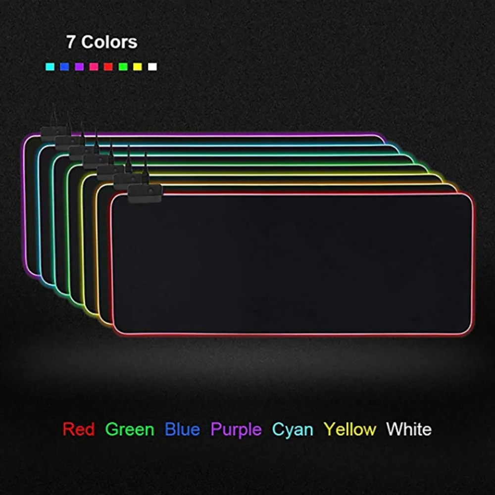 Игровой коврик для мыши VicTsing XR257 RGB игровой компьютерный с подсветкой большой XXL