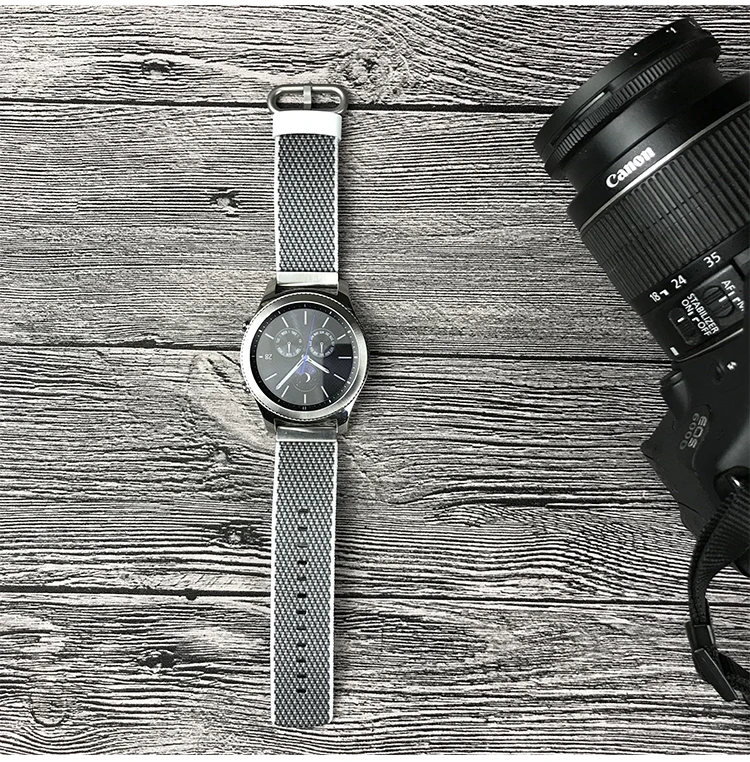 Ремешок для часов 20 мм или 22 нейлоновый ремешок Samsung Gear S3 S2 Classic Frontier sport huawei watch 2 huami