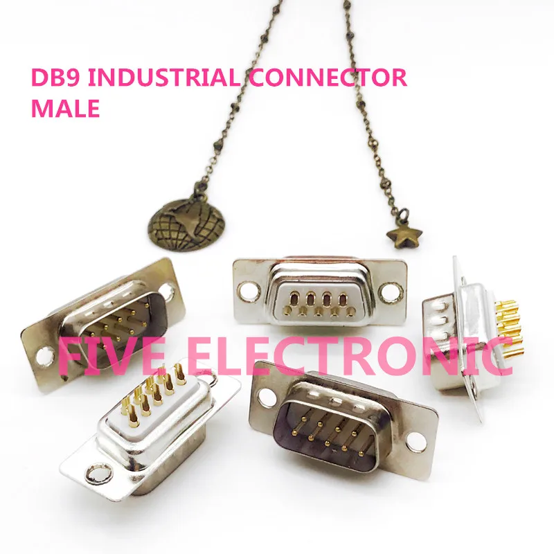 DB9 MINI Gender Changer промышленный соединитель (позолоченные клеммы) RS232 коннектор и DB15