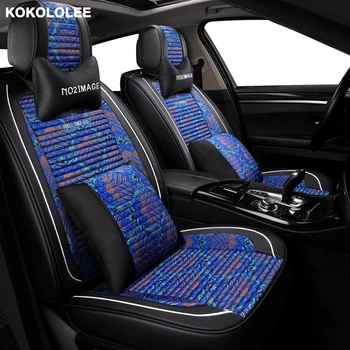 

[kokololee] car seat covers for hyundai solaris accessories vw golf 4 bmw x5 e70 ford mondeo 4 auto accessories car-styling