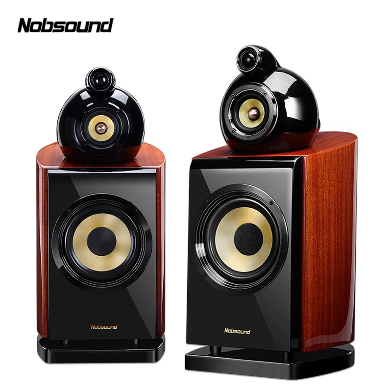 Nobsound DM8 1 пара 6,5 дюймов трехполосная деревянная книжная полка динамик s 2,0 HiFi Колонка звук домашний Профессиональный динамик