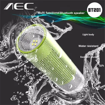 

BQ201 bluetooth wireless speakers with LED Flashlight Micro SD Card Audio Player with Hands-free Calls portable subwoofer