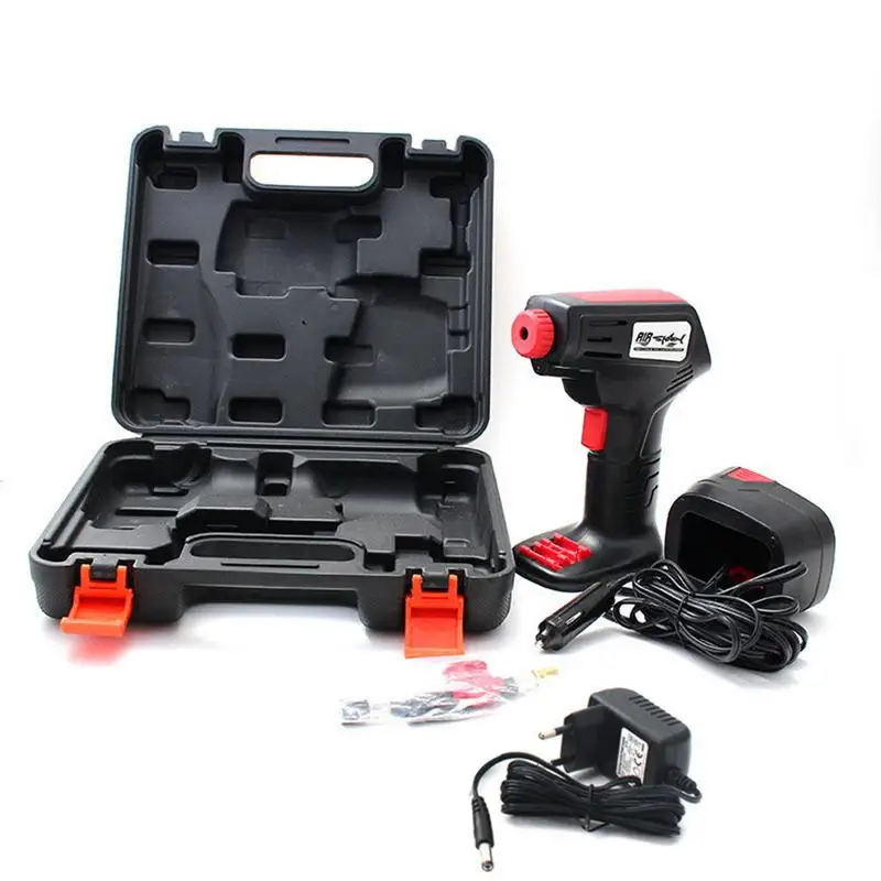 

Portable Rechargeable Handheld Electric Bike Vehicle Car Tire Inflatable Pump Wireless Air Pump Emergency Inflator